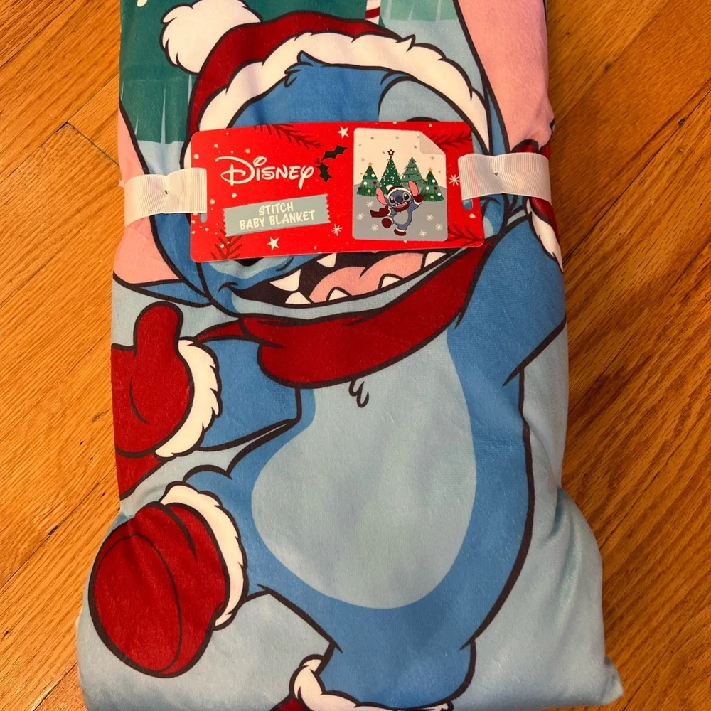 Disney super soft sherpa Stitch Blanket
